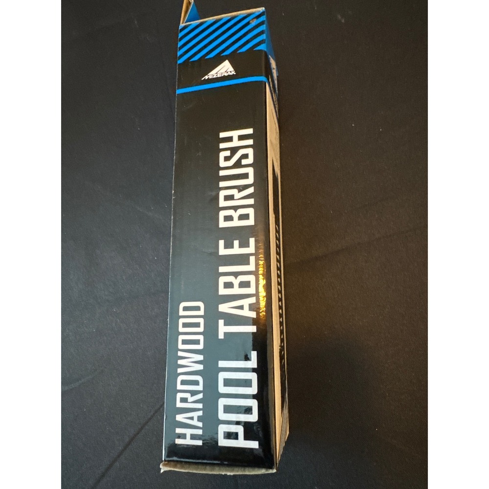 Mizerak P1814 Hardwood Pool Table Brush 9" Billiards Cleaning Brush Black New - Picture 4 of 9